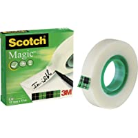 3M Scotch 810-1933 - Cinta adhesiva- 12 mm x 33 m- transparente